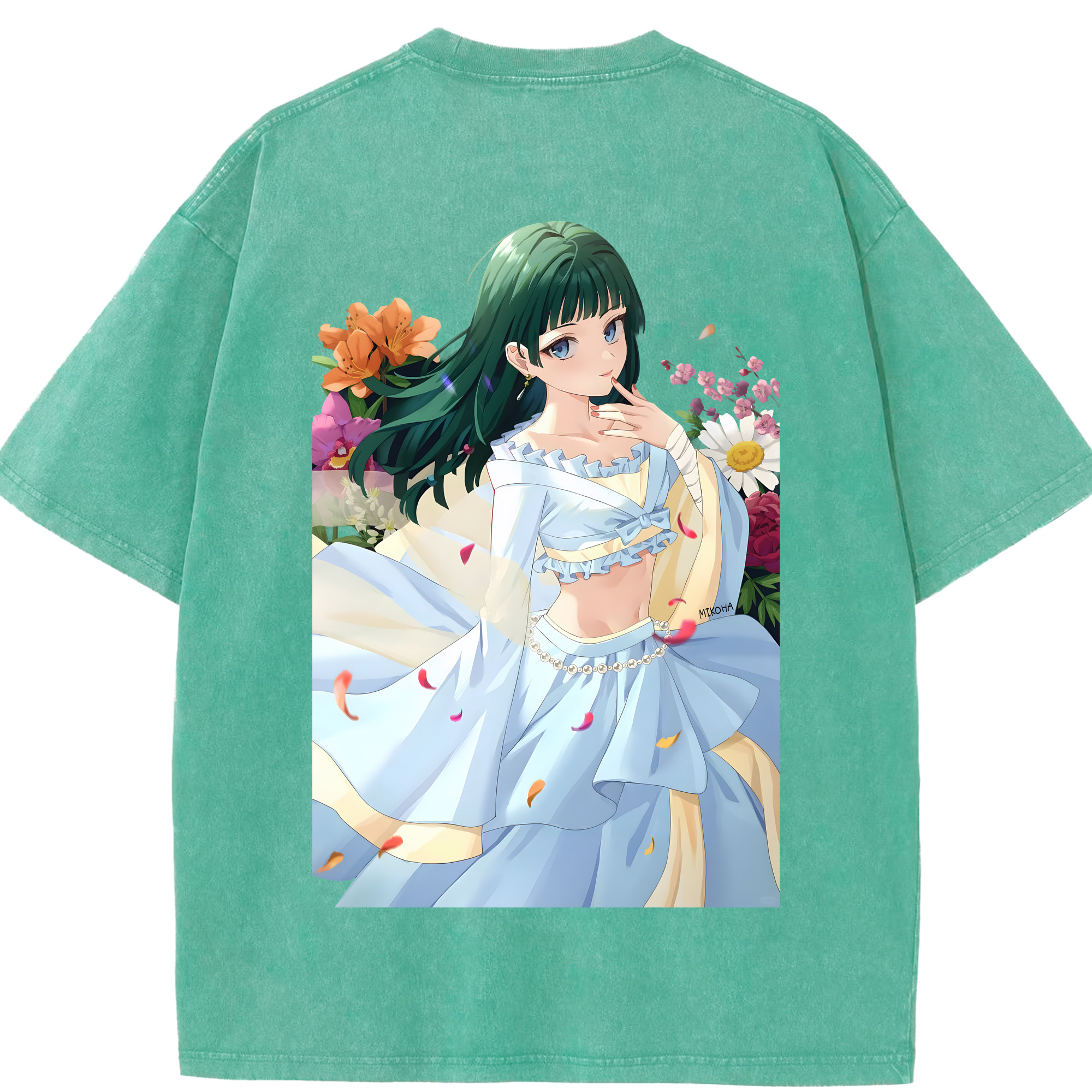 （画像用） 薬屋のひとりごと The Apothecary Diaries 綿100% ヴィンテージ風 半袖Tシャツ（背面プリント）